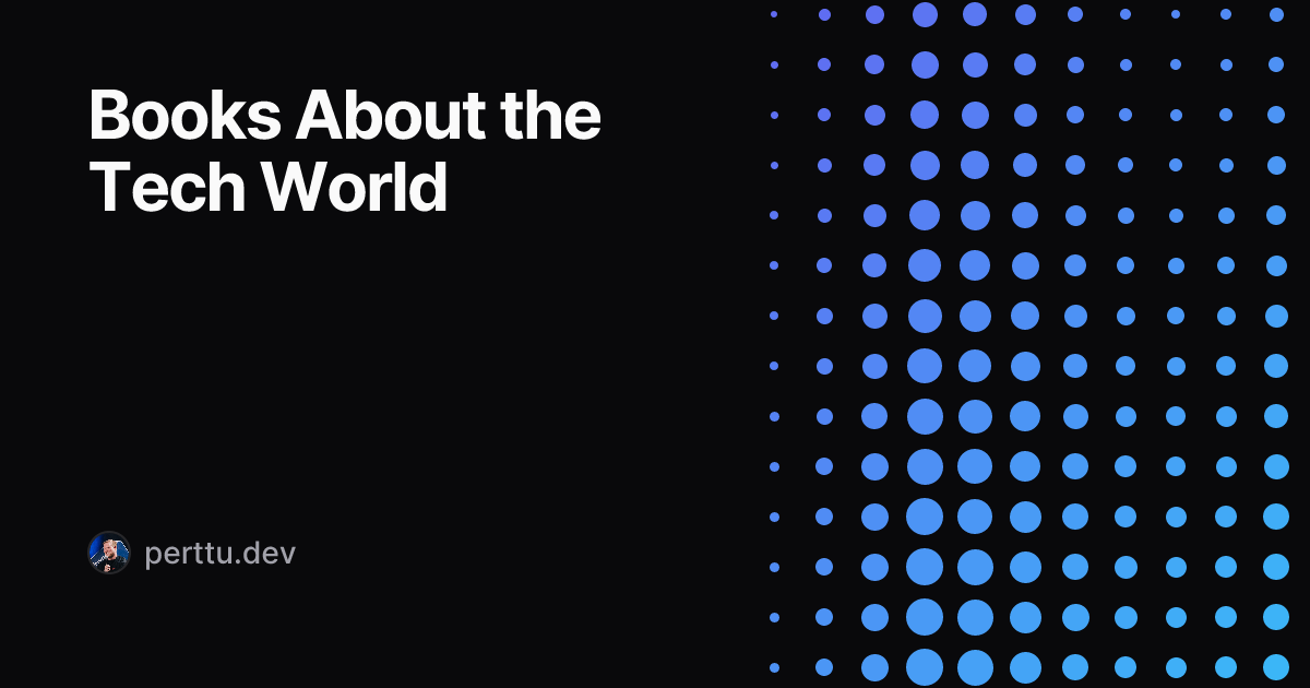 Cover image for Books About the Tech World