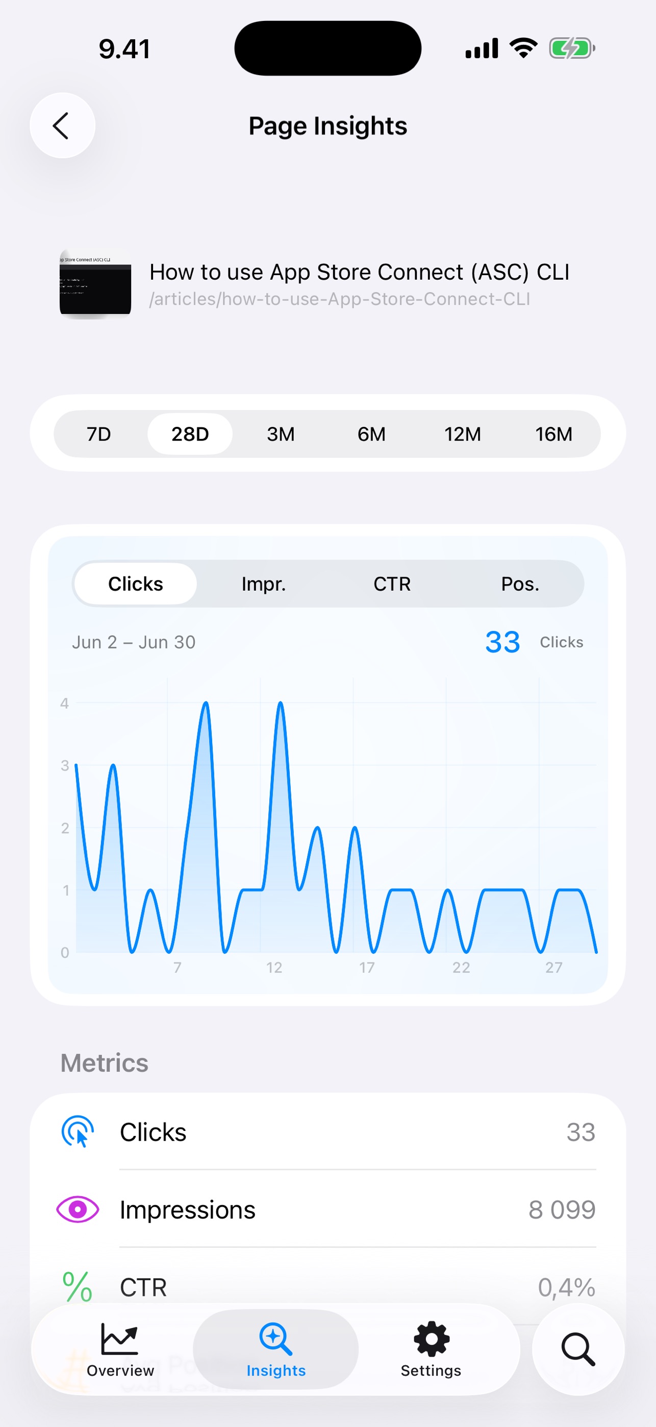 SEO Console screenshot 4